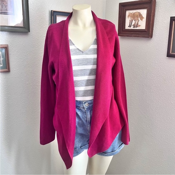 Loft Gray & White Striped Sleeveless Bodysuit S - Picture 8 of 8